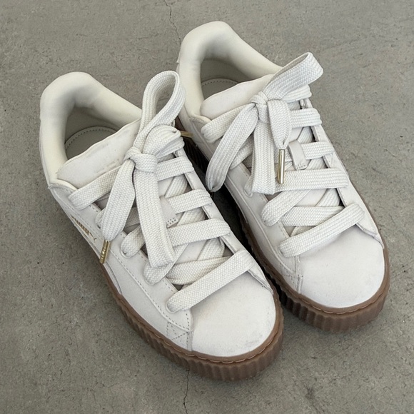 FENTY X PUMA Creeper Phatty Nubuck Sneakers_ like new, 8 - Picture 10 of 12